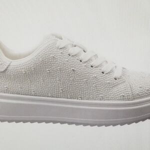 White Pearl Sneaker NEW w/ Box, Size 6.5